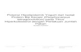 Pakan Protein Biji Kecipir (Psophocarpuseprints.mercubuana-yogya.ac.id/7513/3/B9-21. Potensi_Hipolipidemik... · menentukan potensi hipokolesterolemik yogurt isolat proteun biji kecipir