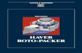 HAVER ROTO-PACKER - Die Maschinenfabrik · 2016. 11. 23. · HAVER ROTO-PACKER ® nach dem ... Schulung von Wartungspersonal bei HAVER Montage durch HAVER-Fachpersonal Ersatzteillager
