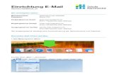 Einrichtung Mail Client - Escola · 2019. 11. 3. · Einrichtung E-Mail @SCHULE-KEMMENTAL.CH Die wichtigsten Daten Benutzername: gesamte Email-Adresse Passwort: siehe PDF Eingangsserver