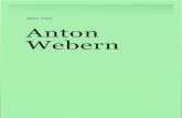 188-1945 Anton Webern - Gerhard Fischer · Anton Webern. Publikation der Wienbibliothek zur Ausstellung mit Abdruck des Essays von »daidalos« (Gerhard Fischer): Blüten, Felsen,