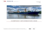 COMPANY INFORMATION 2020 · Lines including all ports in Morocco, Al-geria, Tunisia and Lybia with a total of abt. 100 port calls per anno. With a long history of carrying Forest