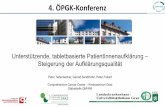 4. ÖPGK-Konferenz...Comprehensive Cancer Center – Krebszentrum Graz Stabsstelle QM-RM Wo liegt das Problem – Hintergrund • Schriftliche Aufklärungsbögen führen für med.
