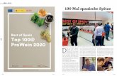 Best of Spain Top 100@ ProWein 2020 D...Bodegas Silvano Garcia, S.L., H10 / C226 dunkel-würziger Typ, viel Tabak, Trockenkräuter, schwarze Olive, etwas Kohle, ﬂ eischig-ledrig;