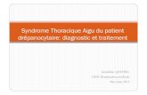 Syndrome Thoracique Aigu du patient drépanocytaire ...reanimation-nice.fr/pages/DESC_NICE2013_Programme...Diminution de la durée de séjour, de la déterioration clinique, des besoins