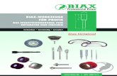 BIAX-WERKZEUGE F£“R Die verwendeten Schneidstoffe Schleifkorn in gebundener Form Korund (Knoop-H£¤rte