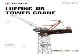 CTL 140-10 TS Luffing Jib Tower FEM 1004 Out of service wind condition FEM 1004 Windverh£¤ltnisse im