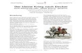 Der kleine Krieg nach Decker - Napoleon Online · 2012. 12. 2. · Bei dem Einsatz von regulären Truppen greift man bei der Kavallerie vorzugsweise auf die Husaren und Dragoner zurück