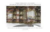 Anmerkungen zum Zustand der Orgel in der Barockkirche ......Karl Heinz Orriens, Vreden-Zwillbrock und Hans-Wolfgang Theobald, Bonn In der Zeit von 1950 bis 1965 erarbeitete Rudolf
