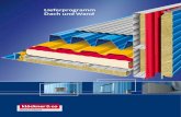Lieferprogramm Dach und Wand - kloecknerdeutschland.de€¦ · 4 Dach und Wand Klöckner & Co Deutschland Stahl-Trapezprofile Dicke Gewicht Alle Maße in mm mm kg/m2 KAS 50/250 0,636,30