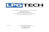 LPG CONTROLLER INSTALLATION MANUAL€¦ · TECH – LPG controller installation manual and controller programming manual Figure 1. LED switchboard chart 1 - gas on indicator - blue
