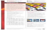 Napeňujúci akrylový tmel Údaje o výrobku · 2014. 3. 19. · info@pyroplex.com Vydanie_4/0411 CF596. Technické údaje Skúšky výrobku Pyroplex Limited vykonal množstvo nezávislých
