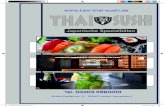 speisekarte thai sushi m18.0720 · Schönfließerstr. 5 16540 Hohen Neuendorf Tel. 03303 5960010 T Japanische Spezialitäten speisekarte thai sushi m18.0720.indd 1 16.07.2020 11:41:43