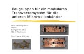 Baugruppen für ein modulares Transvertersystem für die unteren … · 2012. 4. 7. · Süddeutscher SHF-Treff 4.2009 Wolf-Henning Rech DF9IC 19 „1152-MHz-Aufbereitung“ • Baubeschreibungen
