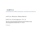 eXTra Basis-Standard eXTra-Transport V1.3 ......eXTra Transport V1.3 Schnittstellenbeschreibung V1.3.0 Seite: 3 Status: FINAL Stand: 21.10.2011 - 3 - Änderungsprotokoll von Version