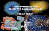 CERN-Praktikum 2010 ALICE TPC Ausleseelektronik Fabian ...CERN-Praktikum 2010 ALICE TPC Ausleseelektronik Fabian Müller Überblick ALICE TPC Tätigkeiten Simulation des Ausleseprozesses