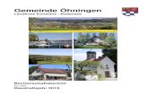 Rechenschaftsbericht 2015 Gemeinde Öhningen · 2020. 8. 18. · Michael Otto (Dr. Horst Bilger) Alexander Dietrich (Eva Straub) Vera Floetemeyer-Löbe (Andrea Dix) Hauptsatzung vom