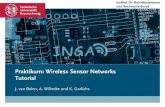 Praktikum: Wireless Sensor Networks Tutorial...Abhängigkeiten installieren (Debian- Derivate) • sudo apt-get install libusb-1.0-0 libusb-dev libftdi1 libftdi-dev libpopt0 libpopt-dev