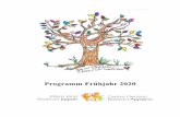 Programm Frühjahr 2020...Freitag, 9.00 – 11.00 Uhr, Kostenbeitrag: pro Einheit 2 Euro SPIEL UND SPASS MIT VERENA (keine Anmeldung erforderlich) Für die Kleinsten von 13 Monaten