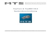 TopTurn & TopMill V8.0 Systembeschreibung TopTurn u... · 2017. 12. 8. · Ein neues CNC-Programm wird angelegt z.B. „Neues-Programm“, System wechselt ins Einrichten der Werkzeugmaschine
