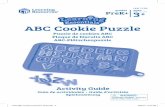 ABC Cookie Puzzle€¦ · enfant le pâtissier le plus malin du quartier ! Activités : Chanson de l’alphabet—Complétez le casse-tête en faisant correspondre les biscuits en