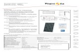 Photovoltaik-Module | Technische Daten TopSola TSM - 160M / …TopSolar+TSM+155.pdf · 2008. 5. 17. · TopSola TSM - 160M / Black Star Energy – 155TSM Der Produzent: Topsolar gehört