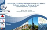Salzhaltige Grundwasservorkommen in Schleswig- Holstein und … · 2019. 6. 17. · produk-tion [t] Tgl. Futter-menge [kg] Frisch-wasser- ... Dimensionslose Angabe des Salzgehaltes.