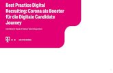 Best Practice Digital Recruiting: Corona als Booster für die Digitale … · 2020. 11. 4. · PROCESS - Age distribution Short List < 2: 32. 19 < 7. 23-55 < 10: 20-2