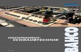 HOCHMOMENT - SCHRAUBTECHNIK...Elektro Pneumatik Software Hydraulik Spannzylinder Aggregate Sonstiges Hochmoment-schraubtechnik 8 Der akkubetriebene Drehmomentschrauber der Serie B-RAD