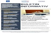 &9 ?L8U&c Z2 U&9 iulie FINAL.pdf · 2020. 8. 10. · BULETIN INFORMATIV Buletin informativ publicat în cadrul inițiativei „Susținerea democrației, a independenței și transparenței