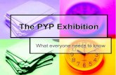 The PYP Exhibition - EtonHouse · 2018. 2. 8. · Non negotiable features… The subject of the inquiry must be a real world issue. Students MUST be involved in all stages of planning: