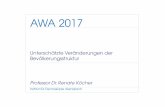 00 Titel Köcher 2017 - IfD Allensbach · 2019. 8. 3. · Unterschätzte Veränderungen der Bevölkerungsstruktur AWA 2017 Institut für Demoskopie Allensbach Professor Dr. Renate