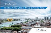 Data Analytics. Reporting. GIS. · 2020. 4. 20. · Data Analytics. Reporting. GIS. 2 Datenanalyse ... Fachanwendungen und Datenbanken, von Sensoren und Maschinen (IoT), Daten aus