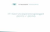 IT-Servicepreisspiegel 2015 / 2016 - SYNMARKETIT-Servicepreisspiegel 2015 / 2016 Seite 3 In den letzten 12 Monaten haben die IT-Dienstleister und IT-Systemhäuser ihre Servicepreise