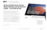 KOSMISCHE REVOLUTION IM TOWER - Jens Appeltderappelt.de/Artikel/PR_Magazin_Kosmische_Revolution_im_Tower.pdf · Form einer Roadshow mit dem DB-Truck"I auf Plakaten und Infoscreens