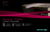 Phaser 7500 User Guide - CNET Content...Phaser 7500 Color Printer User Guide 11 Operational Safety Your printer and supplies were designed and tested to meet strict safety requirements.
