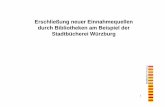 Erschließung neuer Einnahmequellen durch Bibliotheken am ...spib.iuk.hdm-stuttgart.de/docs/Vogt_Wuerzburg_Finanzie...2 3 4 Fakten & Zahlen 2004 Einnahmen ca. 416.000 € Kostendeckung