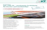 IKT-Workshop DIN 1986-30 – anerkannte Fortbildung für ...Veranstaltungsort IKT - Institut für Unterirdische Infrastruktur gemeinnützige GmbH Exterbruch 1 45886 Gelsenkirchen Tel.: