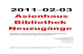 Aktuelle Literatur 2010 - 01 - Asienhaus€¦ · Sprache: engl. Herausgeber: Einzelherausgeber Homepage: Bestand Asienhaus Bibliothek Essen: 17.10. (2005) - No. 30 (2010) ff Anmerkungen: