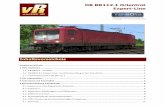 DB BR112.1 Orientrot Expert-Line · 2019. 3. 13. · Die Lokomotive hat eine Gesamtleistung von 4220kW und eine Höchstgeschwindigkeit von 160km/h. Die Baureihe 112 (DR212) ist deutlich