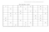 Extreme sudoku puzzles · 2020. 12. 30. · Extreme Sudoku by  Sudoku #2 7 4 3 4 1 6 3 4 7 9 8 7 8 6 2 9 5 Visit  for more printable sudoku puzzles