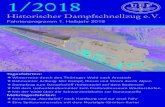 HDS Prospket 1 / 2017...scher Schnellzug startet am Morgen mit elektri‐ scher Trakon in Stugart, um mit Zusegen in Ludwigsburg, Biegheim‐Bissingen, Heilbronn, Osterburken und Lauda