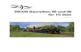 DB/DR Baureihen 56 und 58 für TS 20xx - TrainworX..."Einheitslokomotive der deutschen Staatsbahnen" bezeichnete. Mit der neuen Konstruktion, der Wahl eines Barrenrahmens und eines
