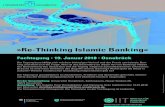 »Re-Thinking Islamic Banking« · 2017. 12. 4. · »Re-Thinking Islamic Banking« GEFÖRDERT DURCH: Gestaltung: Mohammad Haddad (Foto JOAT / Shutterstock.com) INSTITUT FÜR ISLAMISCHE