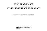 Cyrano de Bergerac...CYRANO DE BERGERAC Deutsch von Wolfgang Adenberg Alle Rechte vorbehalten Unverkäufliches Manuskript Das Aufführungsrecht ist allein zu erwerben vom Verlag Bitte