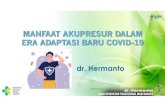 dr. Hermanto · 2020. 11. 3. · PENDAHULUAN Program Indonesia Sehat paradigma sehat promotif, preventif dan pemberdayaan masyarakat UU No. 36 / 2009 ttgKesehatan yankestrad empiris