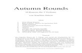 Autumn Rounds - Violump Rounds... · 2018. 8. 9. · Geigenspieler, die an dem Kanon von Pachelbel oder an den Spiegelkanons (Mozart zugeschrieben) Freude hatten, bietet sich hier