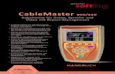 CableMaster 600/650 - Softing...3 ÜBER DIESES HANDBUCH Der CableMaster 600/650 vereint die Funktionalität eines Highend-Kabeltesters mit der eines Längenmessgerätes. Dabei ermittelt