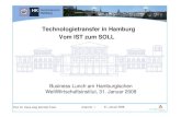 Technologietransfer in Hamburg Vom IST zum SOLL...2008/01/28  · Wissens- und Technologietransfer ist die Umwandlung von Wissen in Geld Prof. Dr. Hans-Jörg Schmidt-Trenz Chart-Nr.