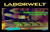 Laborwelt - Zellanalyse/ Screening · 2018. 3. 1. · [1] Clarke D., 2012, Implementing Custom Single-Use Solu-tions for Cell Therapy Production Bioprocess Internatio-nal 10(5)s [2]