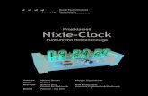 Projektarbeit Nixie-ClockAbb. 5 Schema des Step-Up-Wandlers der Nixie-Uhr Gesteuert wird der FET T 1 vom Regler MC34063. Über einen Spannungsteiler (R9 - R11) wird die Ausgangspannung